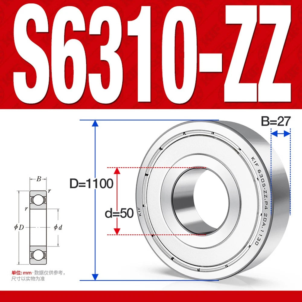 304/440 Stainless Steel Deep Groove Ball Bearing Bearings 6300 6301 6305 to 6312