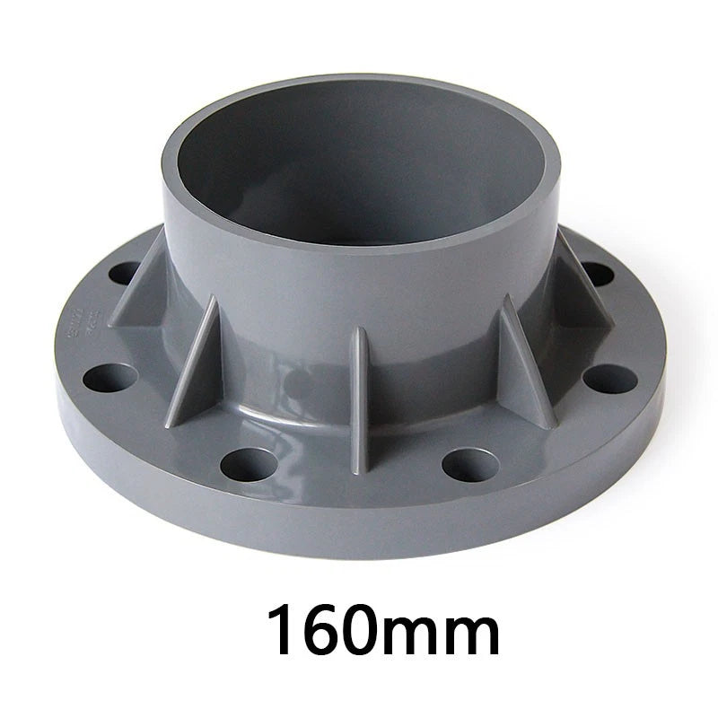 PVC Floor Flange Pipe Fitting Color Wall Mount Fittings Solvent Weld 20mm~200mm