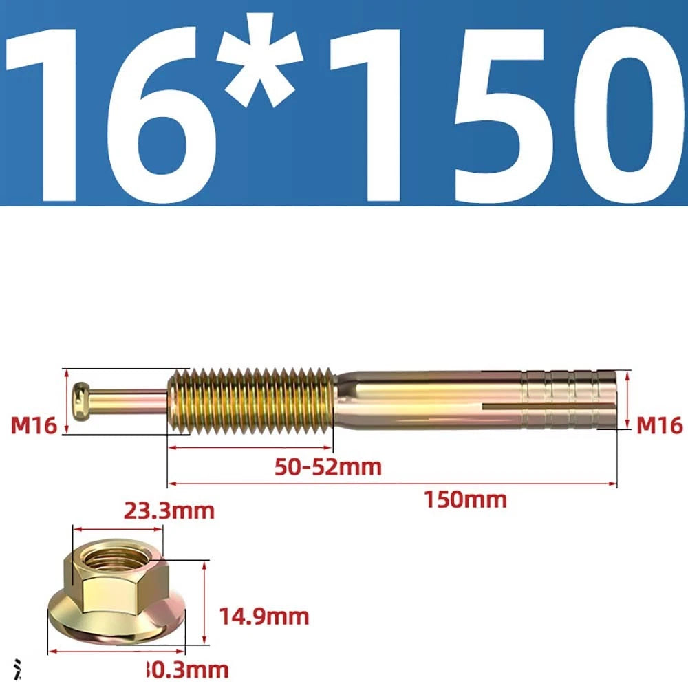Carbon Steel Expansion Anchor Bolts — M6 to M24, 45mm to 250mm