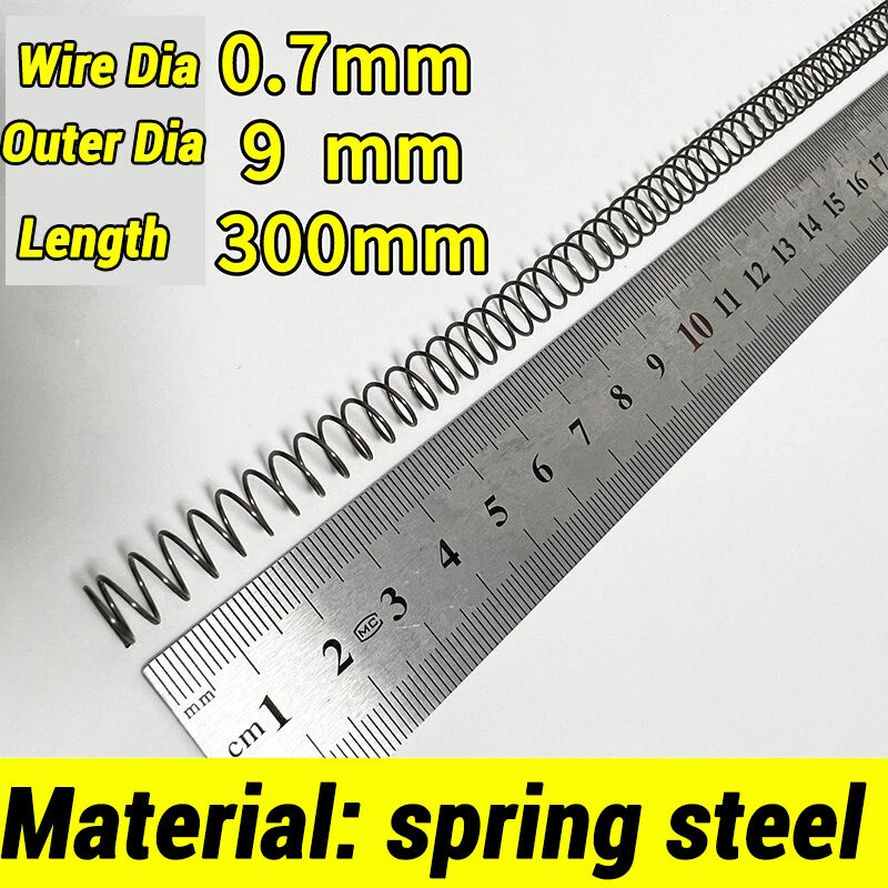 Compression Spring Various Size 2-60mm Diameter & 300mm Length Pressure Small