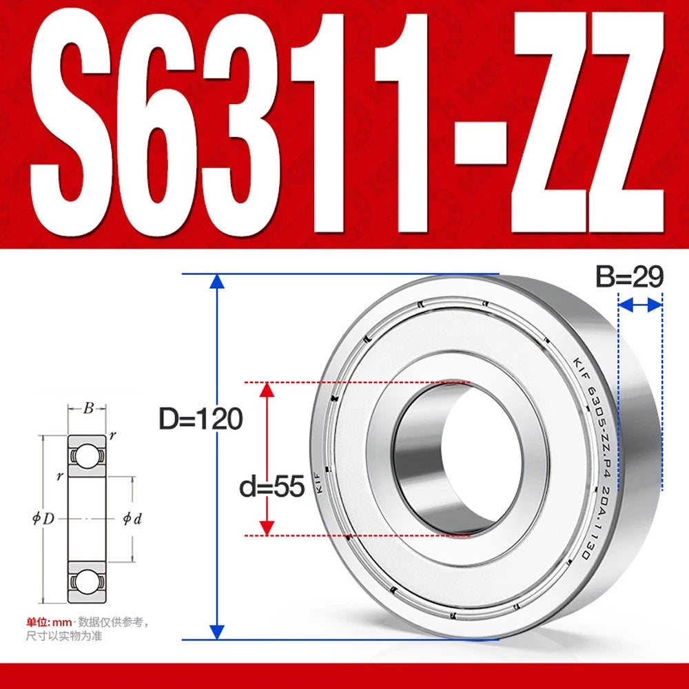 304/440 Stainless Steel Deep Groove Ball Bearing Bearings 6300 6301 6305 to 6312