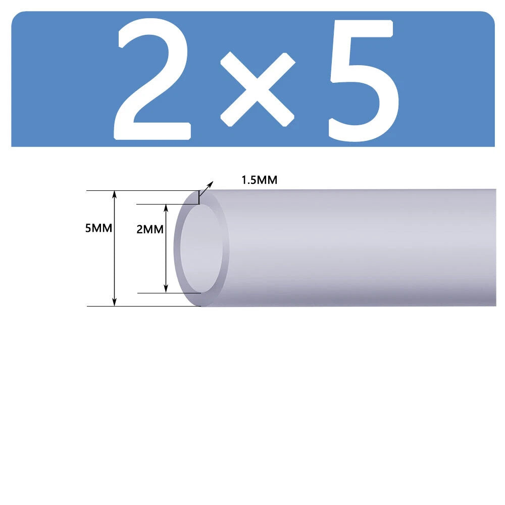 Silicone Vacuum Hose Pipe — White Rubber Tube for Water, Air & Coolant | ID 2mm–38mm