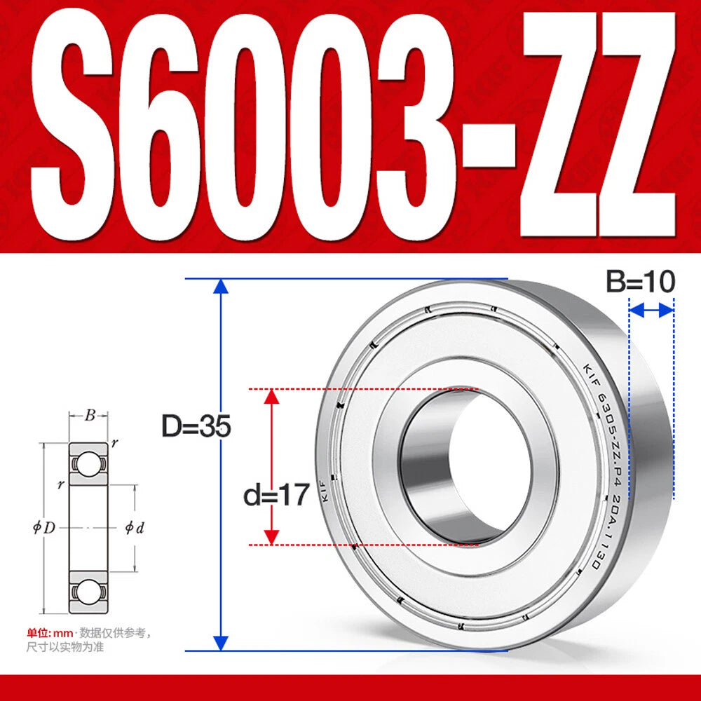 Miniature Stainless Deep Groove Ball Bearing Small Bearings Inner Dia-Ø 2mm-35mm