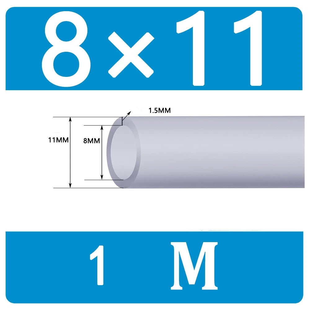 Food Grade Clear Translucent Silicone Tube Heat Resistant Hose Pipe Soft Rubber