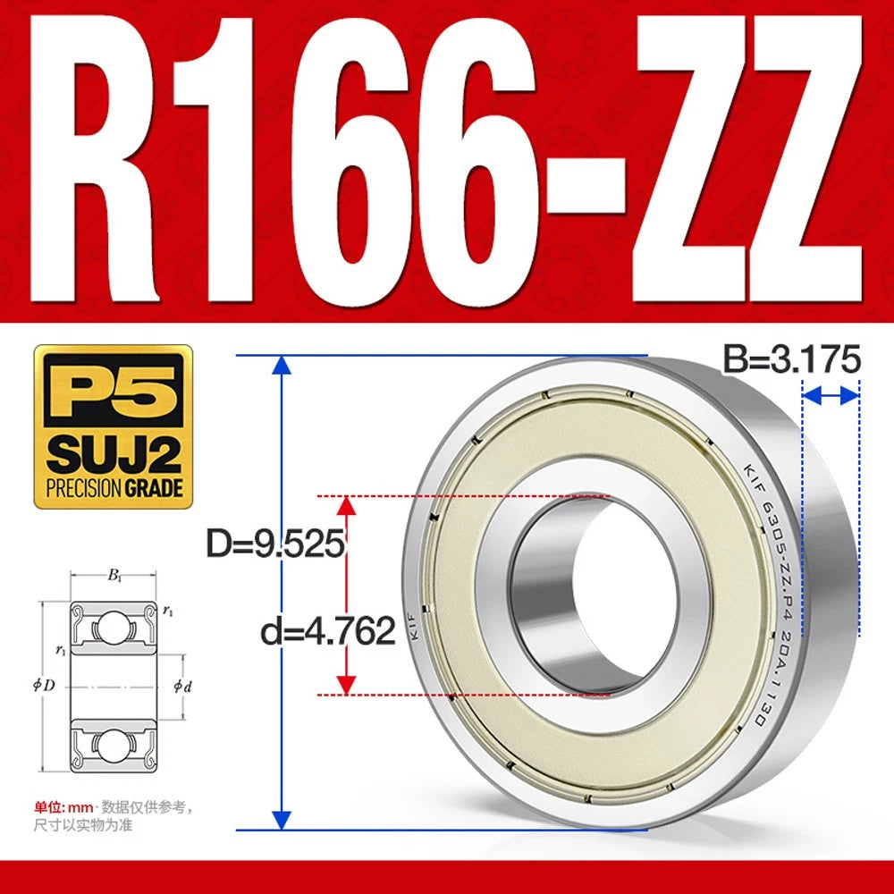 Miniature Deep Groove Ball Bearing Small Bearings R2/3/4/6/8/10/14/16/18/20-R188
