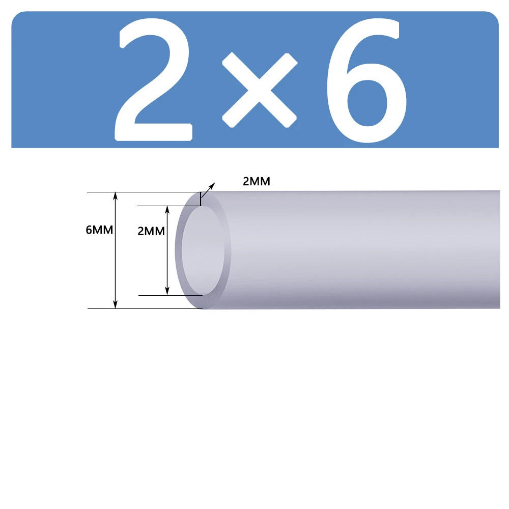 Silicone Vacuum Hose Pipe — White Rubber Tube for Water, Air & Coolant | ID 2mm–38mm