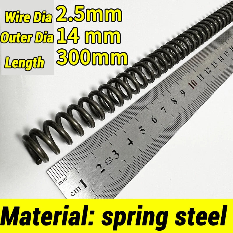 Compression Spring Various Size 2-60mm Diameter & 300mm Length Pressure Small