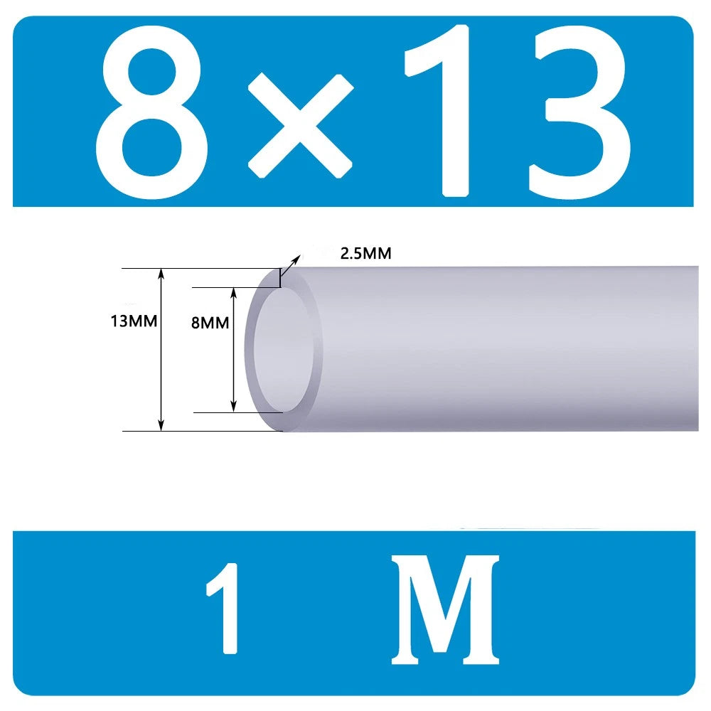 Food Grade Clear Translucent Silicone Tube Heat Resistant Hose Pipe Soft Rubber