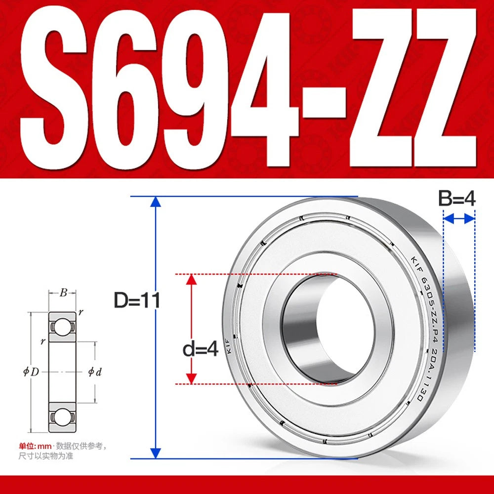 Stainless Steel Mini Deep Groove Ball Bearing Small Bearings Inner Dia-Ø 2mm-9mm