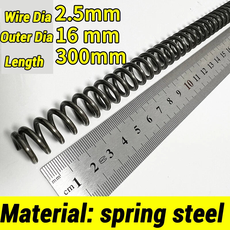 Compression Spring Various Size 2-60mm Diameter & 300mm Length Pressure Small