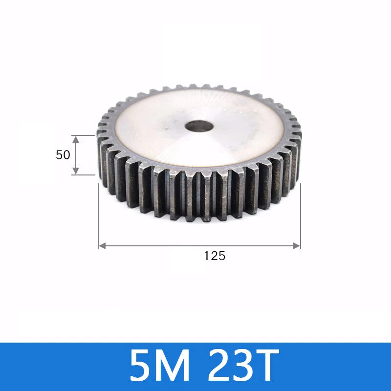 Spur Gears Pinion Gear 1.5/2.5/3/4/5 Mod Transmission Gears 45# Steel Flat Gears