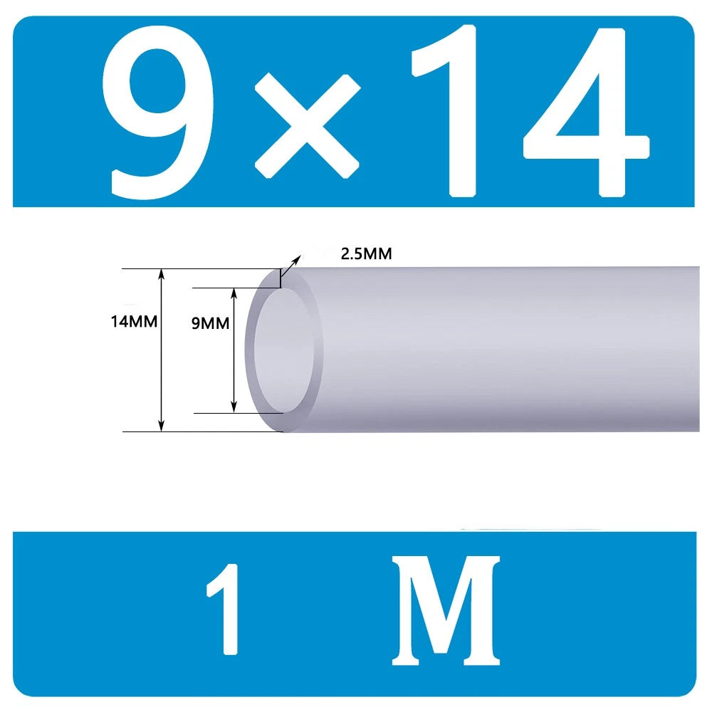 Food Grade Clear Translucent Silicone Tube Heat Resistant Hose Pipe Soft Rubber