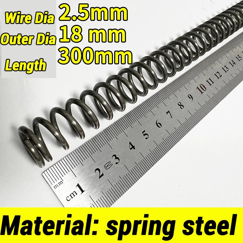 Compression Spring Various Size 2-60mm Diameter & 300mm Length Pressure Small