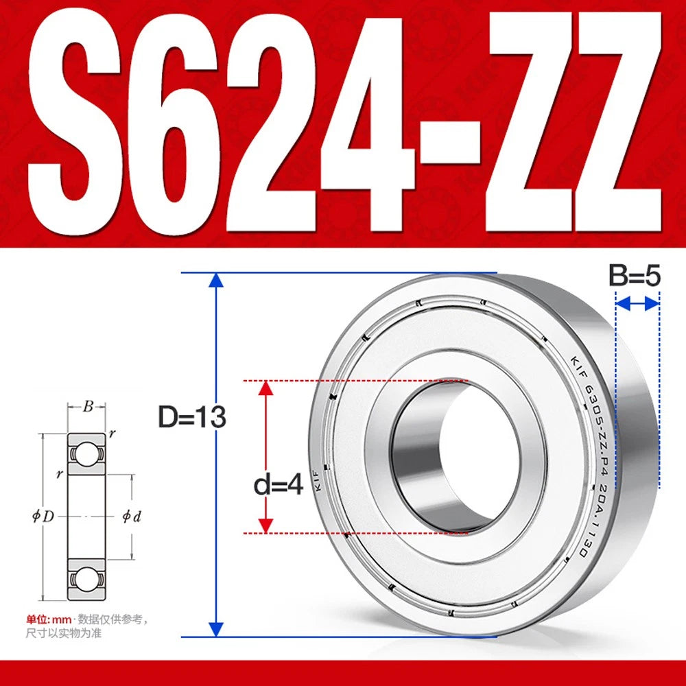Stainless Steel Mini Deep Groove Ball Bearing Small Bearings Inner Dia-Ø 2mm-9mm
