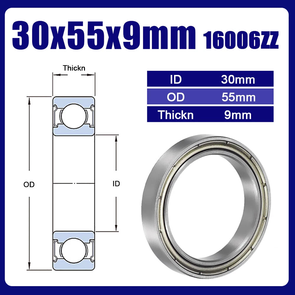 Thin Wall Bearings Deep Groove Ball Bearing ZZ or RZ, Sealed, - Models Complete