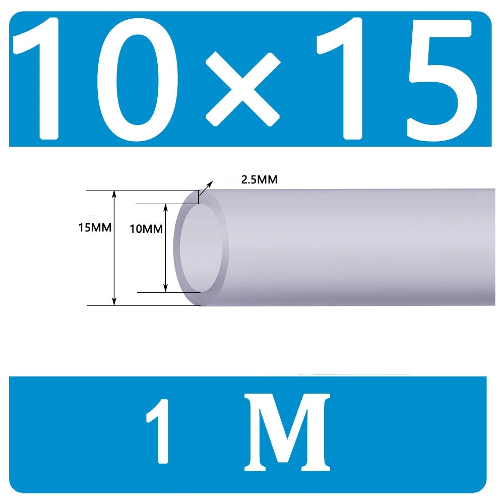 Food Grade Clear Translucent Silicone Tube Heat Resistant Hose Pipe Soft Rubber