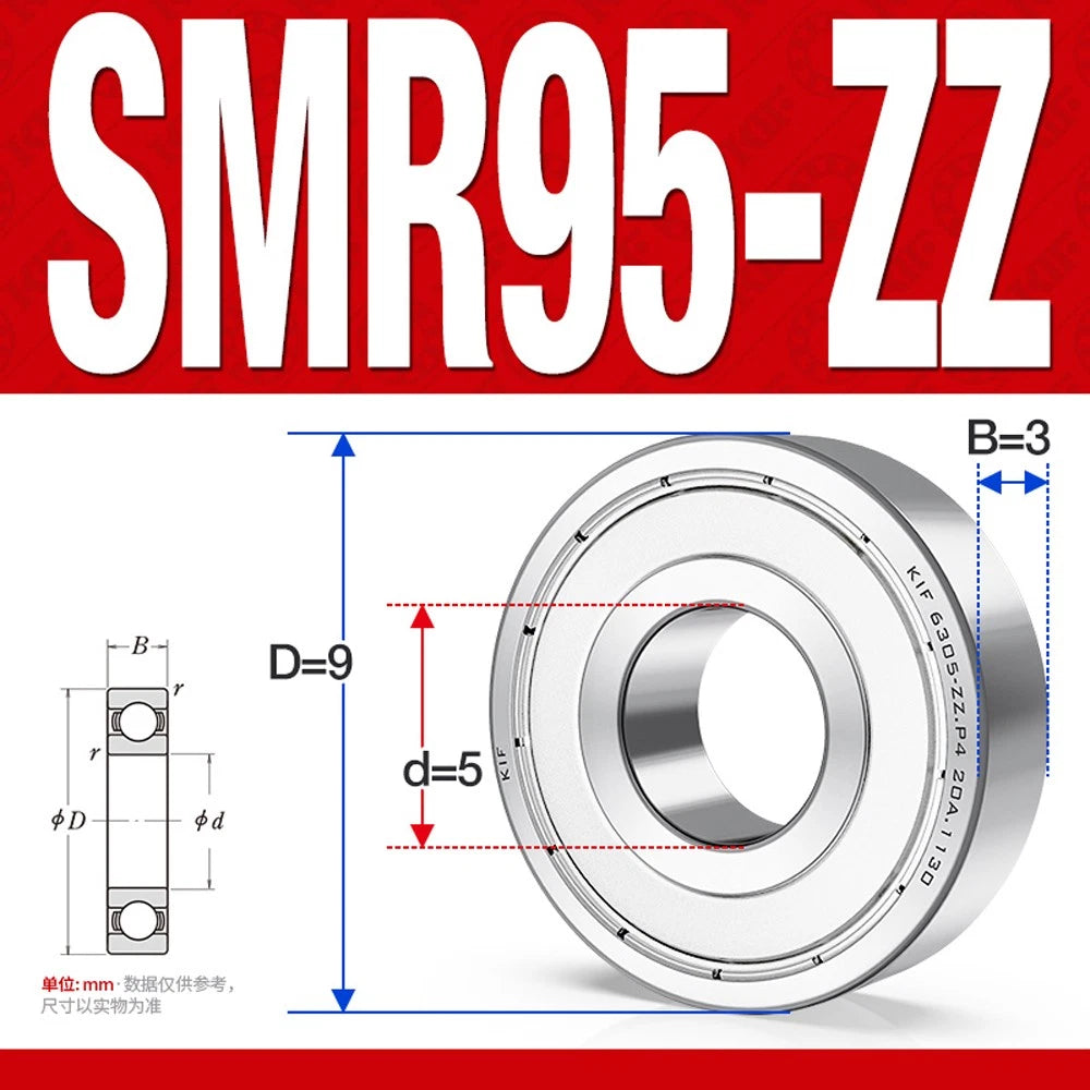 Stainless Steel Mini Deep Groove Ball Bearing Small Bearings Inner Dia-Ø 2mm-9mm