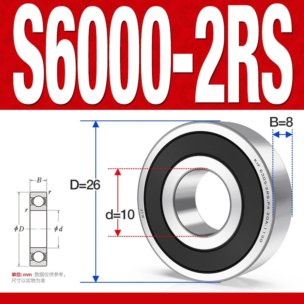 Miniature Stainless Steel Deep Groove Ball Bearing Small Bearings 6000 6001~6018