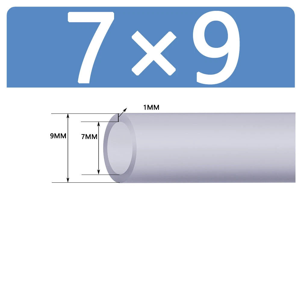 Silicone Vacuum Hose Pipe — White Rubber Tube for Water, Air & Coolant | ID 2mm–38mm