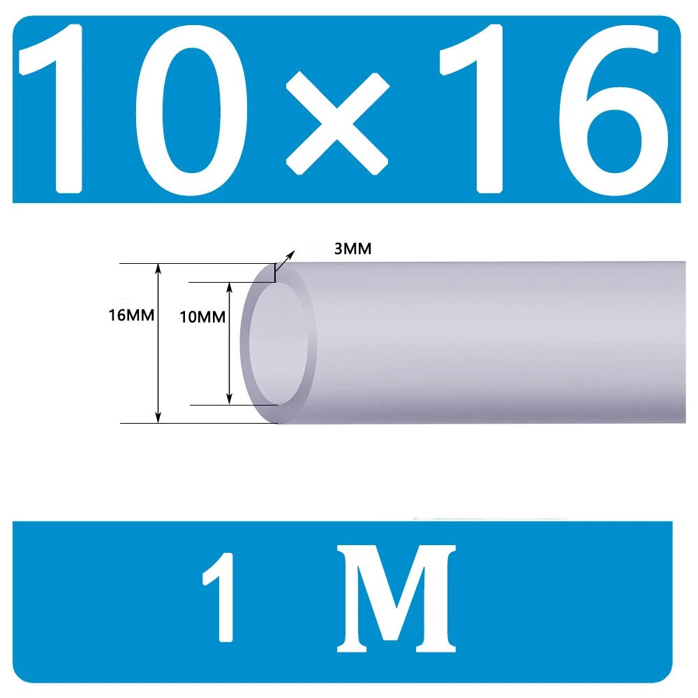 Food Grade Clear Translucent Silicone Tube Heat Resistant Hose Pipe Soft Rubber