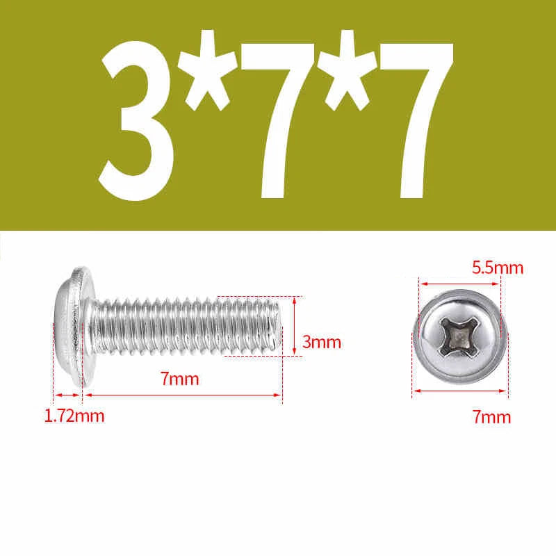 Phillips Flanged Pan Head Machine Screws M1.4 to M4 Multiple Lengths