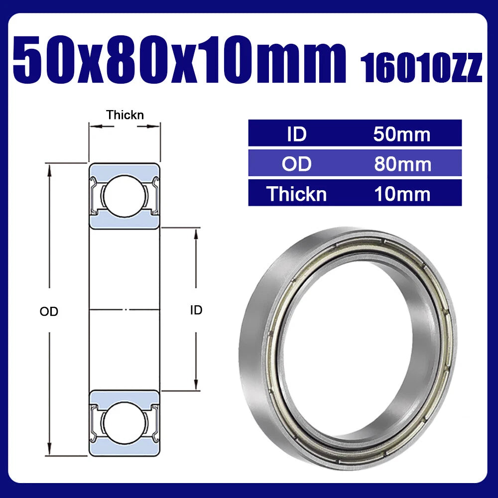 Thin Wall Bearings Deep Groove Ball Bearing ZZ or RZ, Sealed, - Models Complete