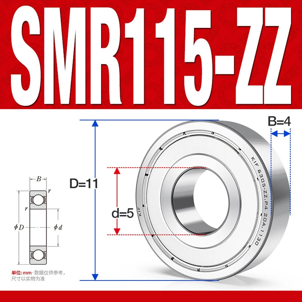 Stainless Steel Mini Deep Groove Ball Bearing Small Bearings Inner Dia-Ø 2mm-9mm