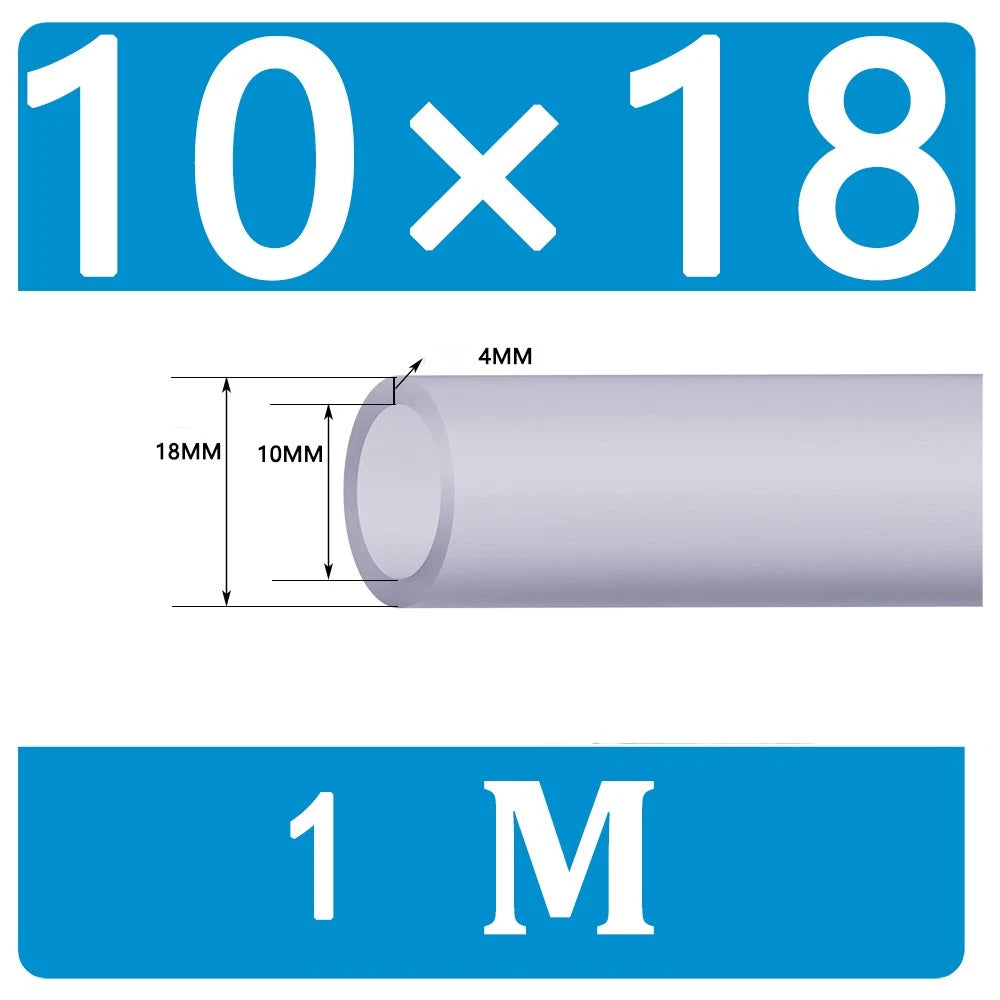 Food Grade Clear Translucent Silicone Tube Heat Resistant Hose Pipe Soft Rubber