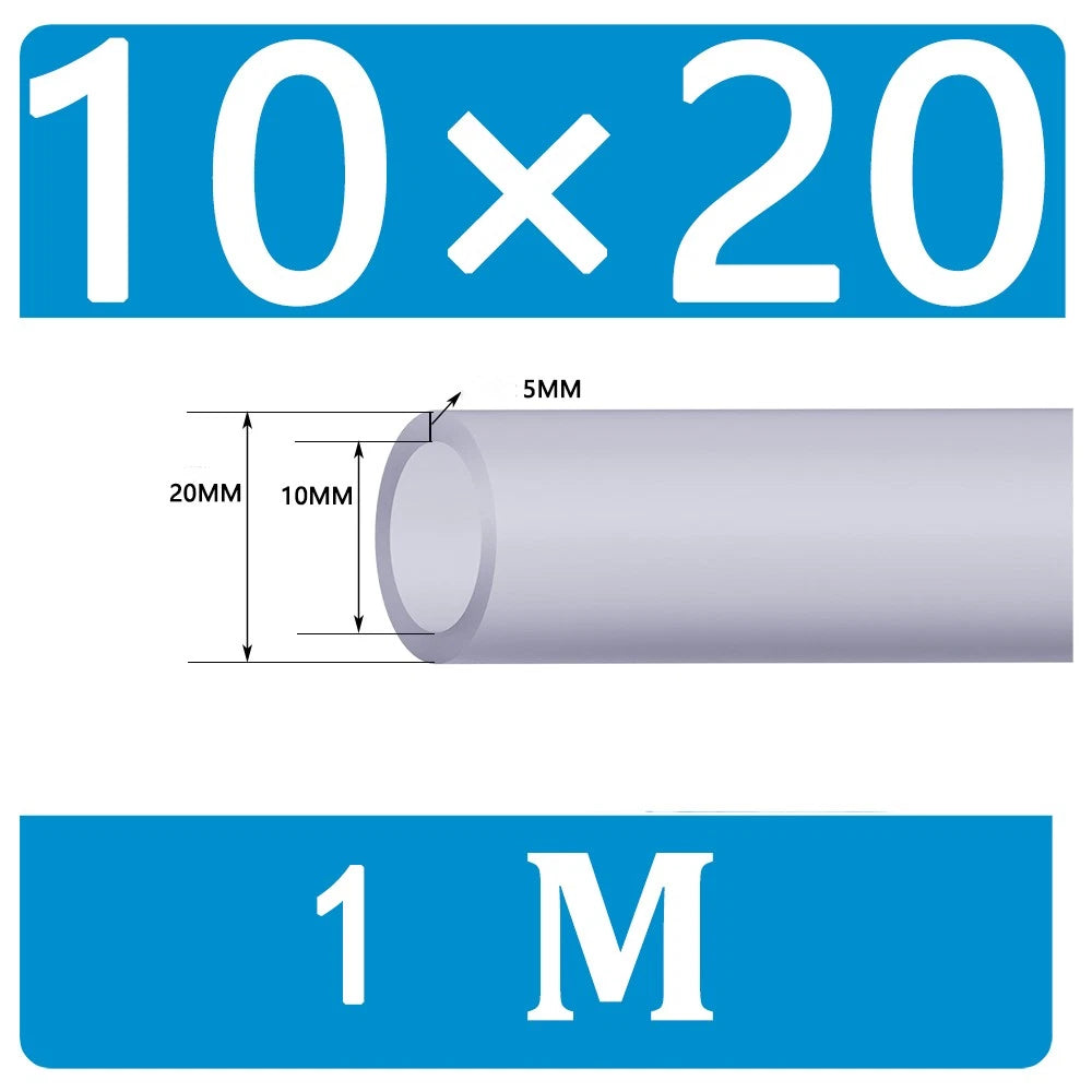 Food Grade Clear Translucent Silicone Tube Heat Resistant Hose Pipe Soft Rubber