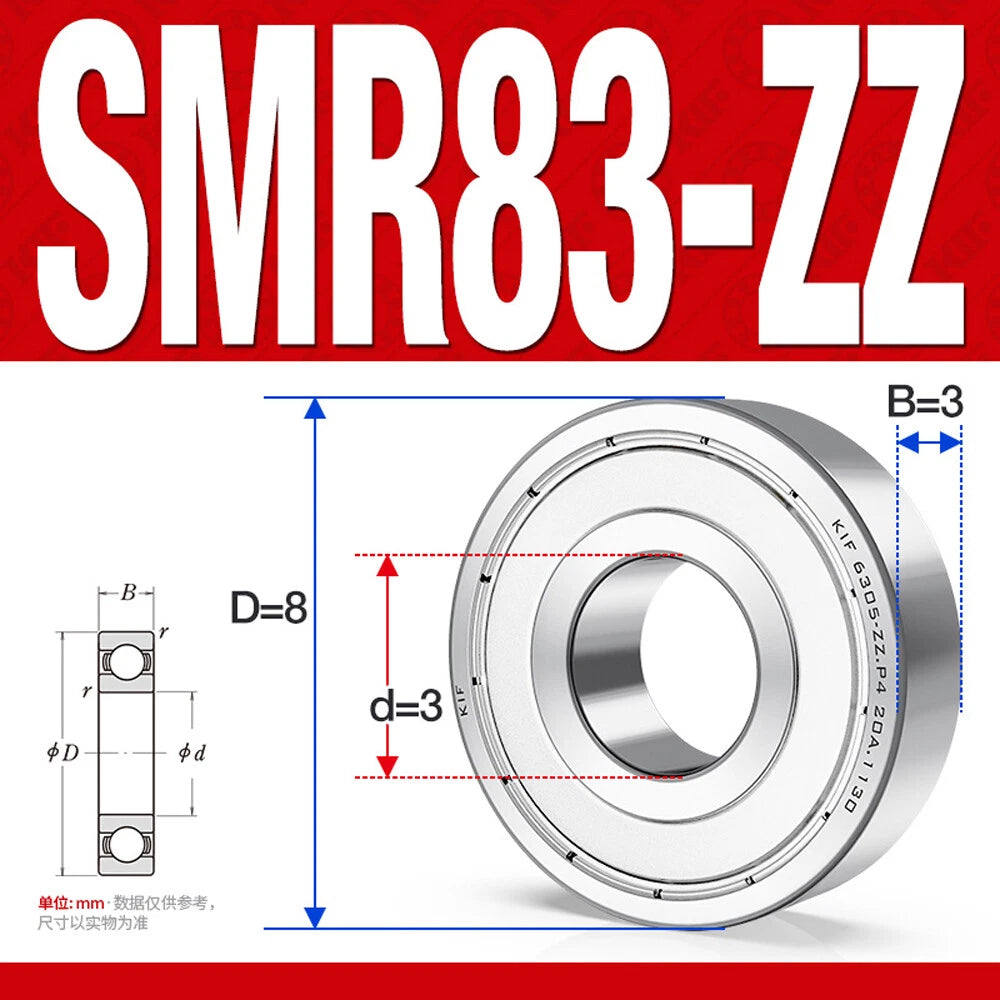 Miniature Stainless Deep Groove Ball Bearing Small Bearings Inner Dia-Ø 2mm-35mm