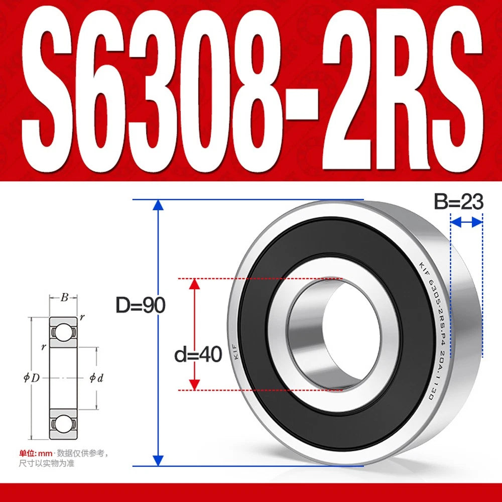 304/440 Stainless Steel Deep Groove Ball Bearing Bearings 6300 6301 6305 to 6312