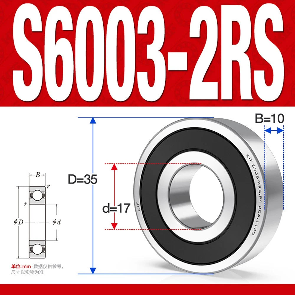 Miniature Stainless Steel Deep Groove Ball Bearing Small Bearings 6000 6001~6018