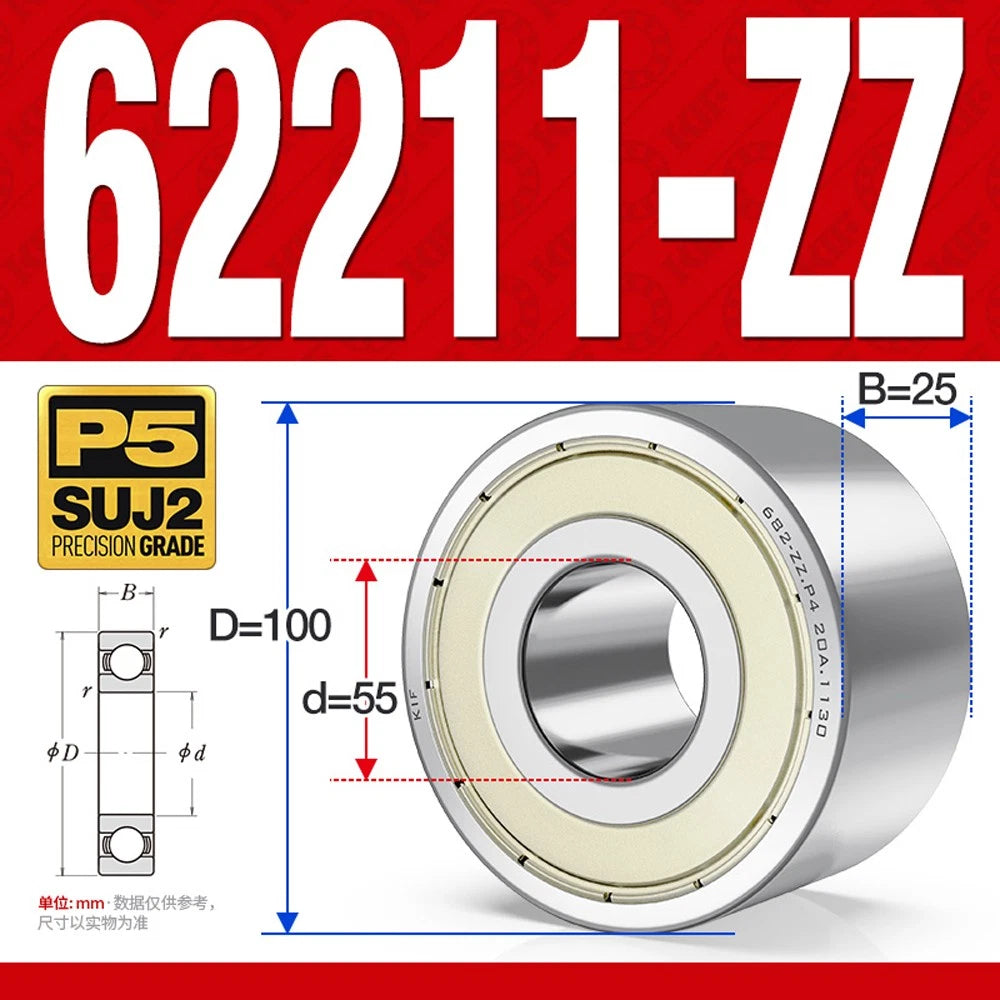 Thickening Deep Groove Ball Bearings 62200 62201 62202 62203 62204-62217 ZZ-RS