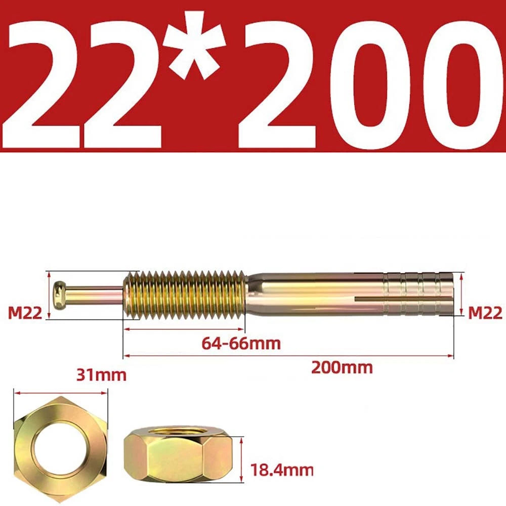Carbon Steel Expansion Anchor Bolts — M6 to M24, 45mm to 250mm