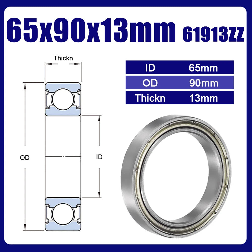 Thin Wall Bearings Deep Groove Ball Bearing ZZ or RZ, Sealed, - Models Complete