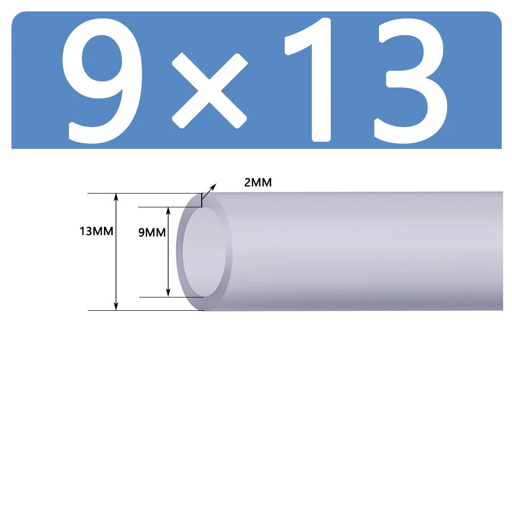 Silicone Vacuum Hose Pipe — White Rubber Tube for Water, Air & Coolant | ID 2mm–38mm