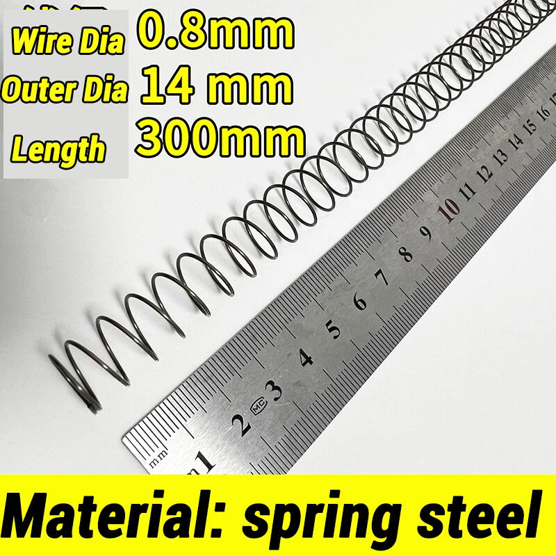 Compression Spring Various Size 2-60mm Diameter & 300mm Length Pressure Small