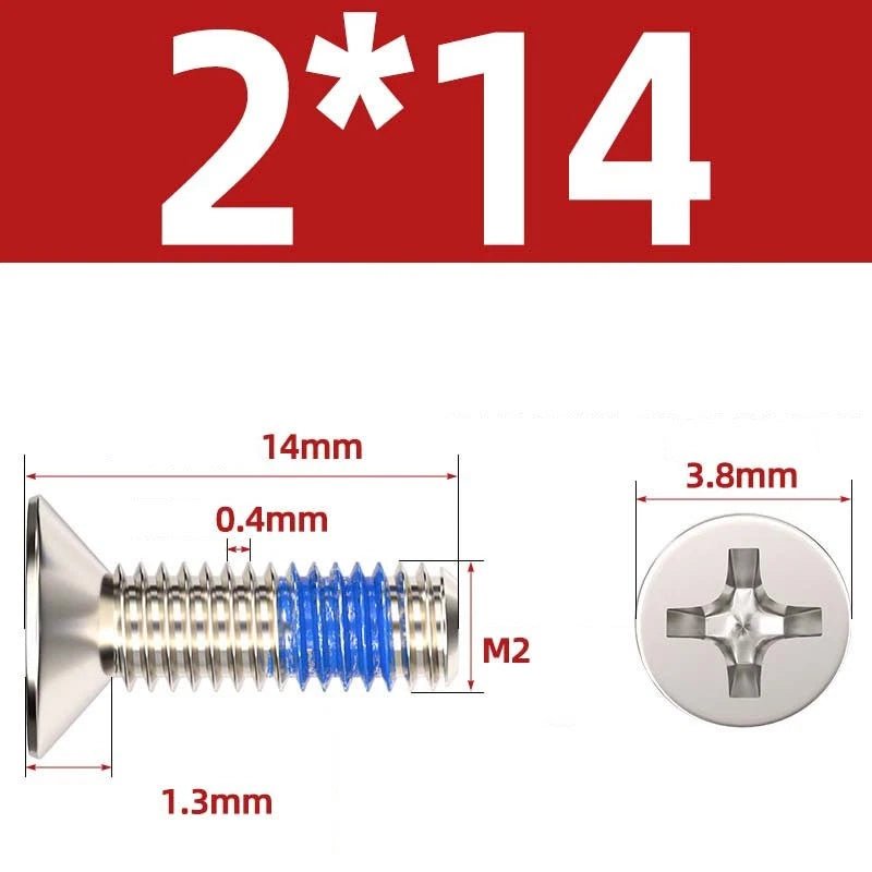 M1.2–M6 Phillips Flat Head Machine Screws | Carbon Steel | Black & Nickel Plated - HomeDIYer