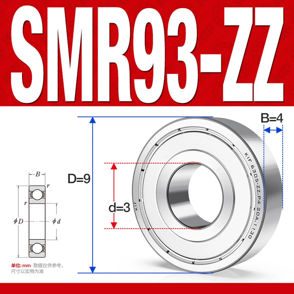 Miniature Stainless Deep Groove Ball Bearing Small Bearings Inner Dia-Ø 2mm-35mm