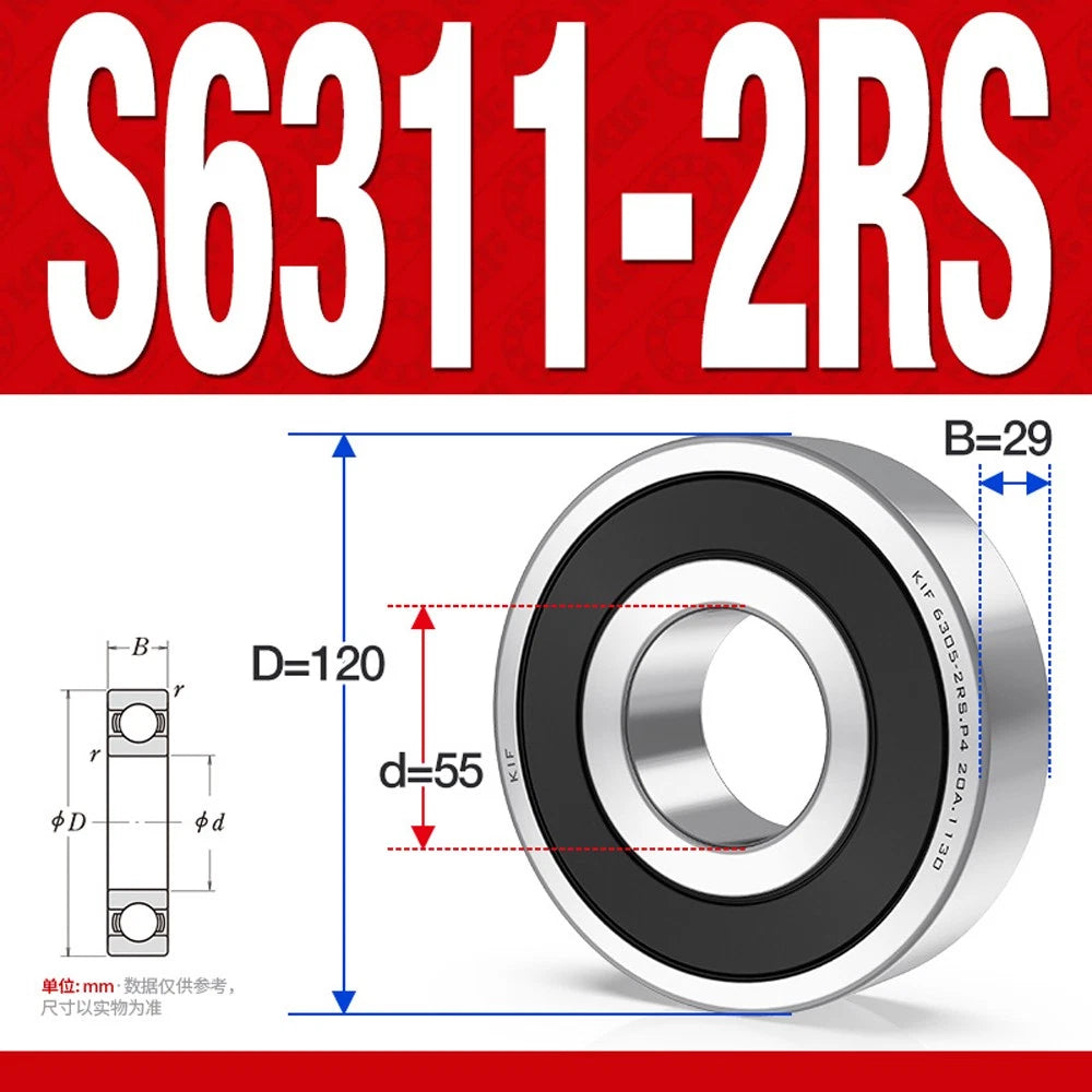 304/440 Stainless Steel Deep Groove Ball Bearing Bearings 6300 6301 6305 to 6312