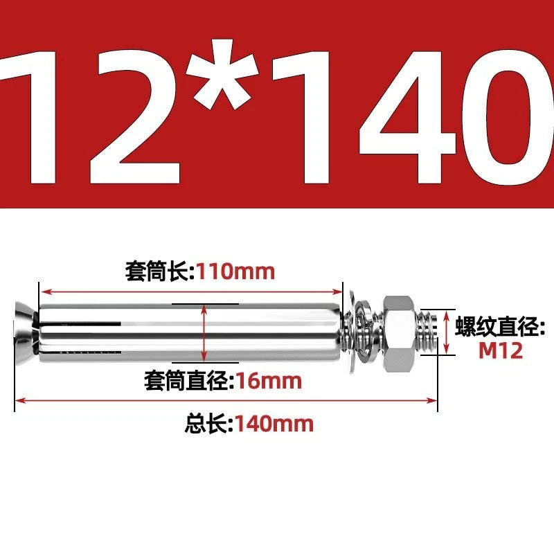 Stainless Steel Expansion Anchor Bolts for Concrete & Masonry — M6 to M20
