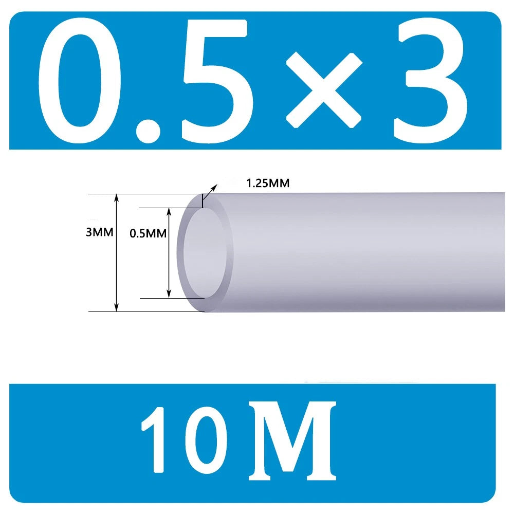 Food Grade Clear Translucent Silicone Tube Heat Resistant Hose Pipe Soft Rubber