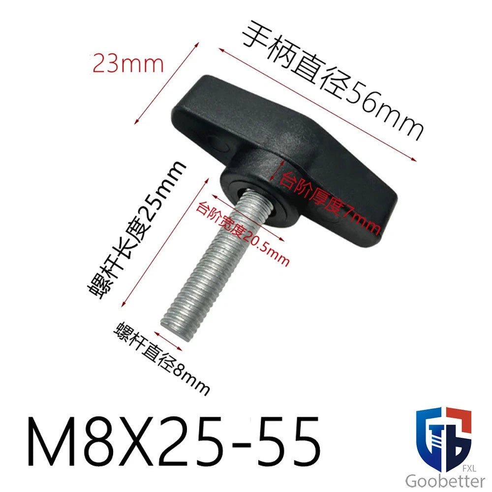 Wing Knob Thumb Screws & Clamping Nuts — M5 M6 M8 M10, D36 / D55 Flange - HomeDIYer