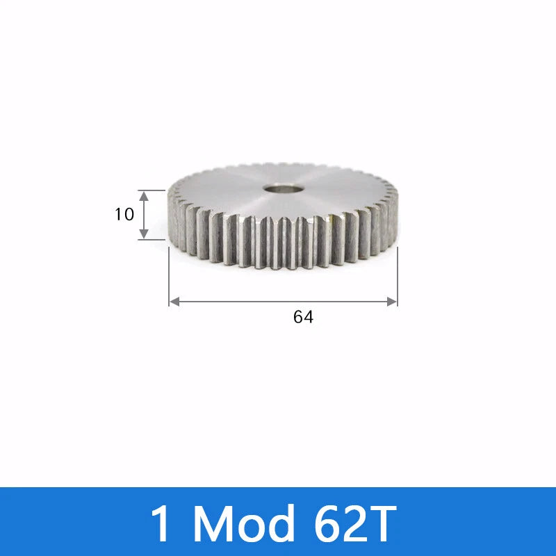 Spur Gear 45# Steel Transmission Gear 1/2 Module 12-160 Teeth Pinion Motor Gear
