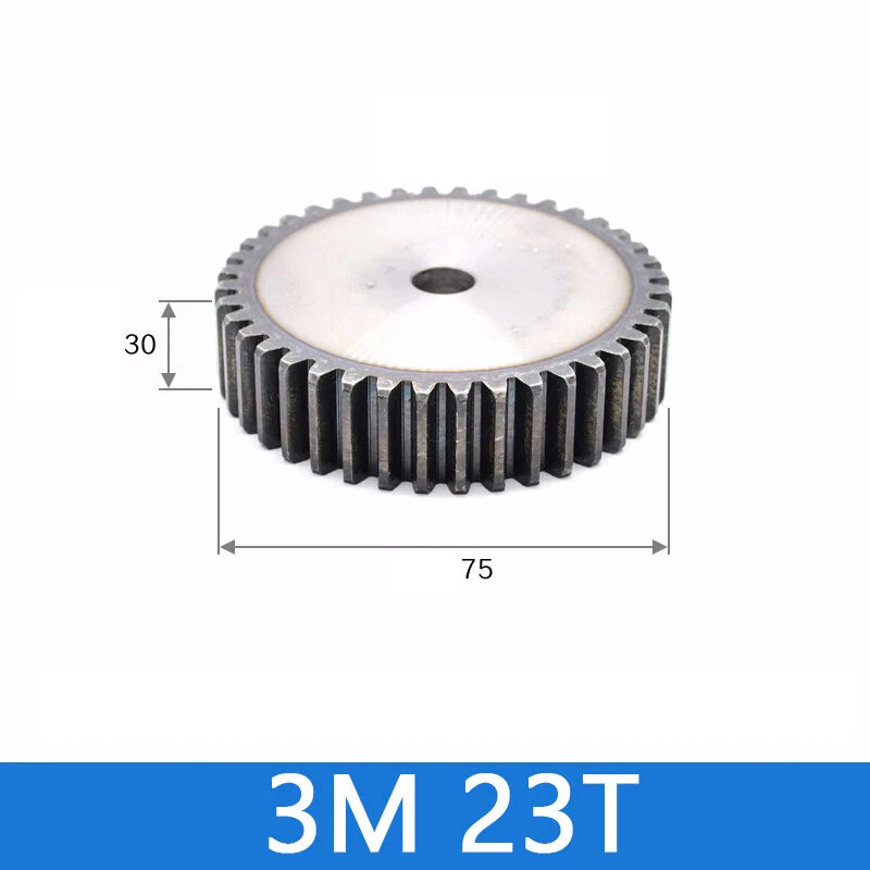 Spur Gears Pinion Gear 1.5/2.5/3/4/5 Mod Transmission Gears 45# Steel Flat Gears