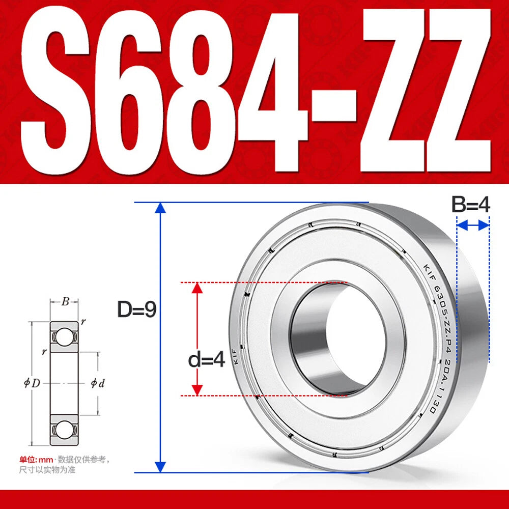 Miniature Stainless Deep Groove Ball Bearing Small Bearings Inner Dia-Ø 2mm-35mm