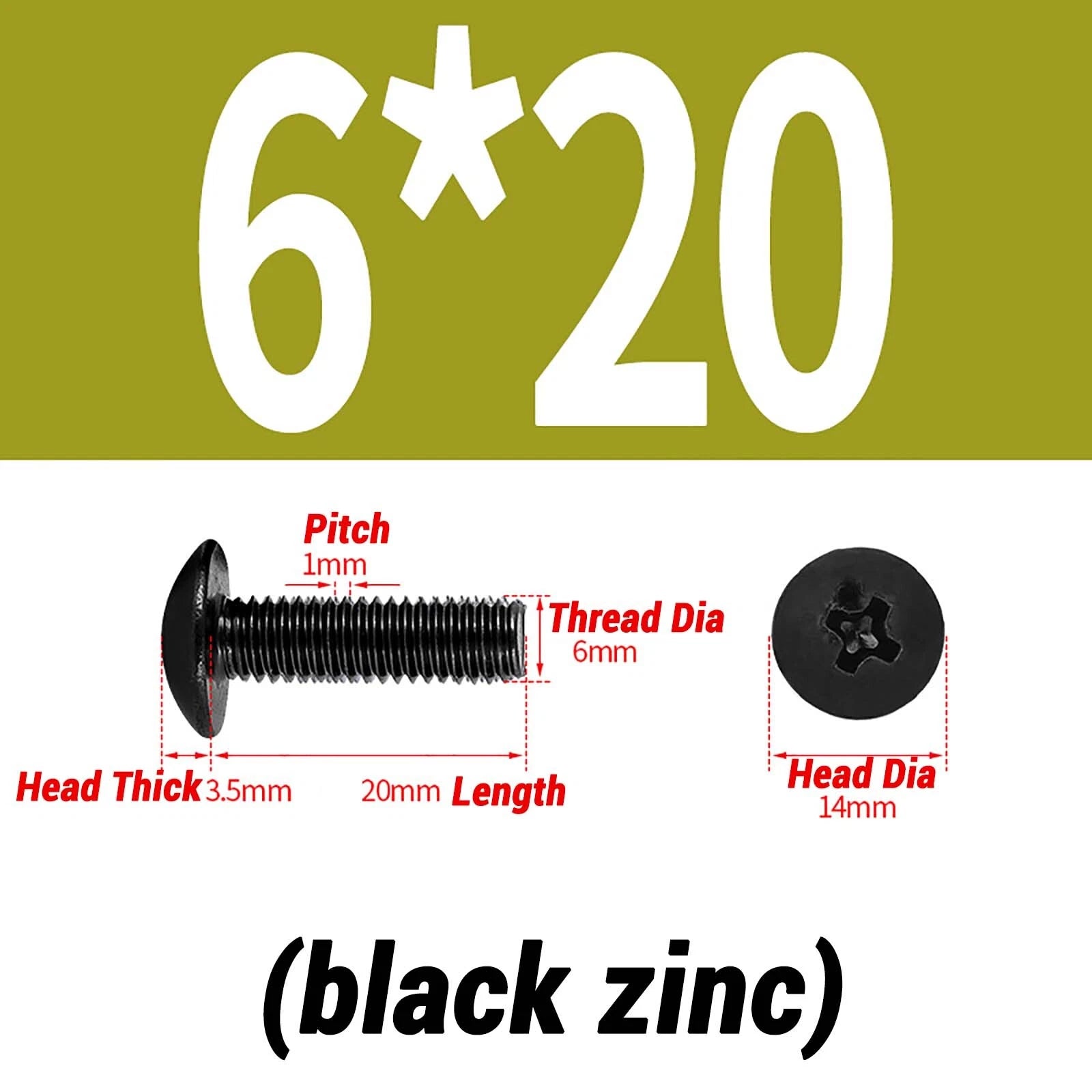 M2–M6 Pan Head Self‑Tapping Sheet Metal Screws – Black Oxide Carbon Steel