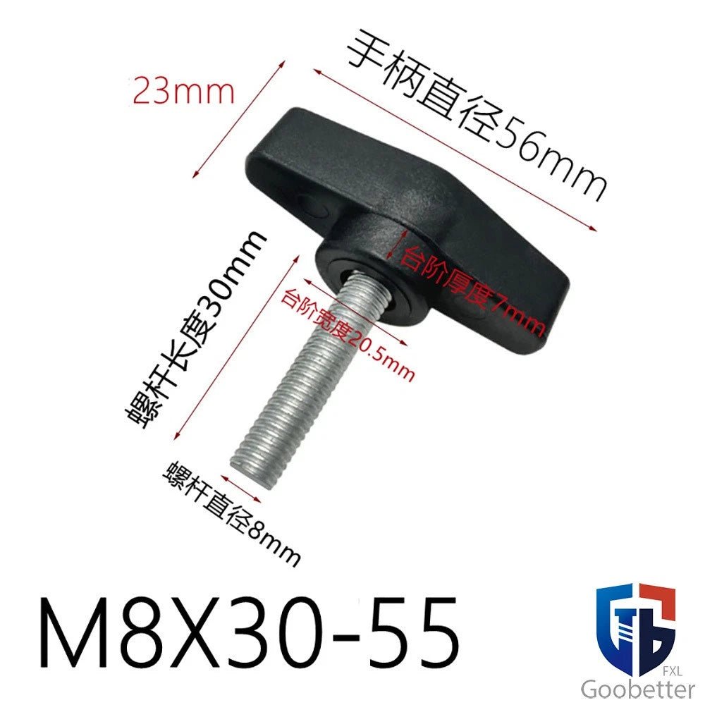 Wing Knob Thumb Screws & Clamping Nuts — M5 M6 M8 M10, D36 / D55 Flange - HomeDIYer