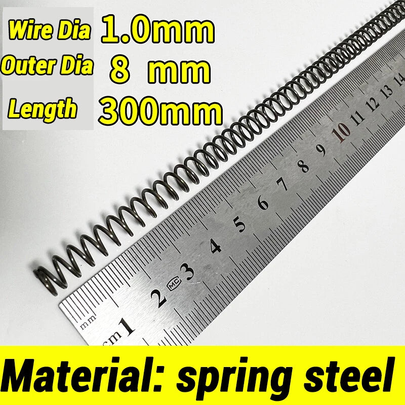 Compression Spring Various Size 2-60mm Diameter & 300mm Length Pressure Small
