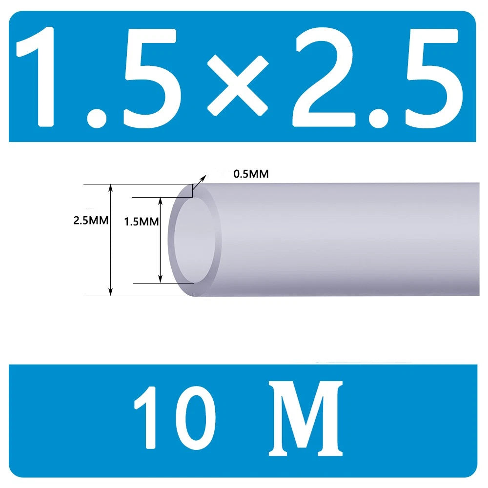 Food Grade Clear Translucent Silicone Tube Heat Resistant Hose Pipe Soft Rubber